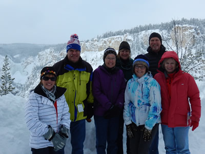 Group on snow